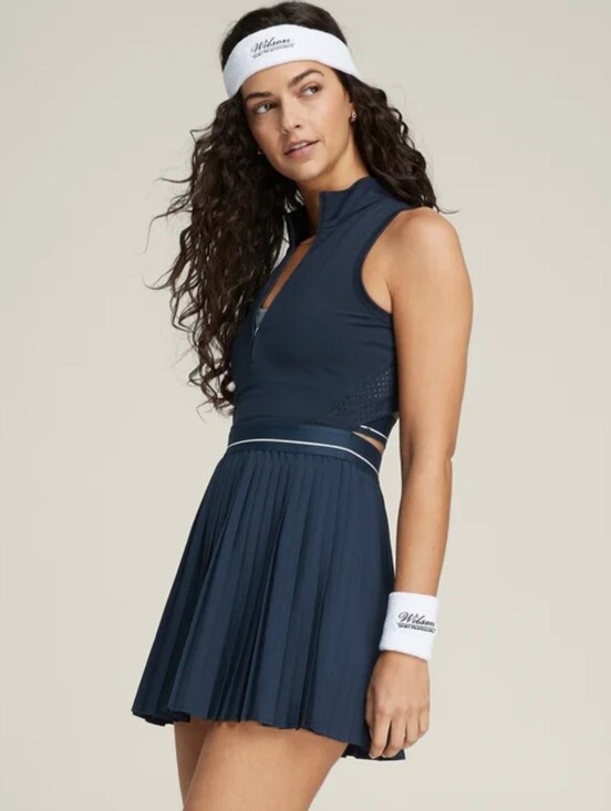 Wilson Dresses & Skirts - Wilson Sport Classic Navy Winning Tennis Dress